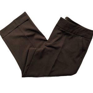 Christopher & Banks Dressy Capri Pants Brown 10